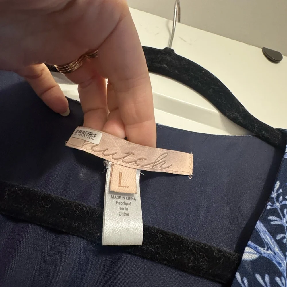 Hutch Blue Floral Maxi Dress- Anthropologie - Picture 7 of 8